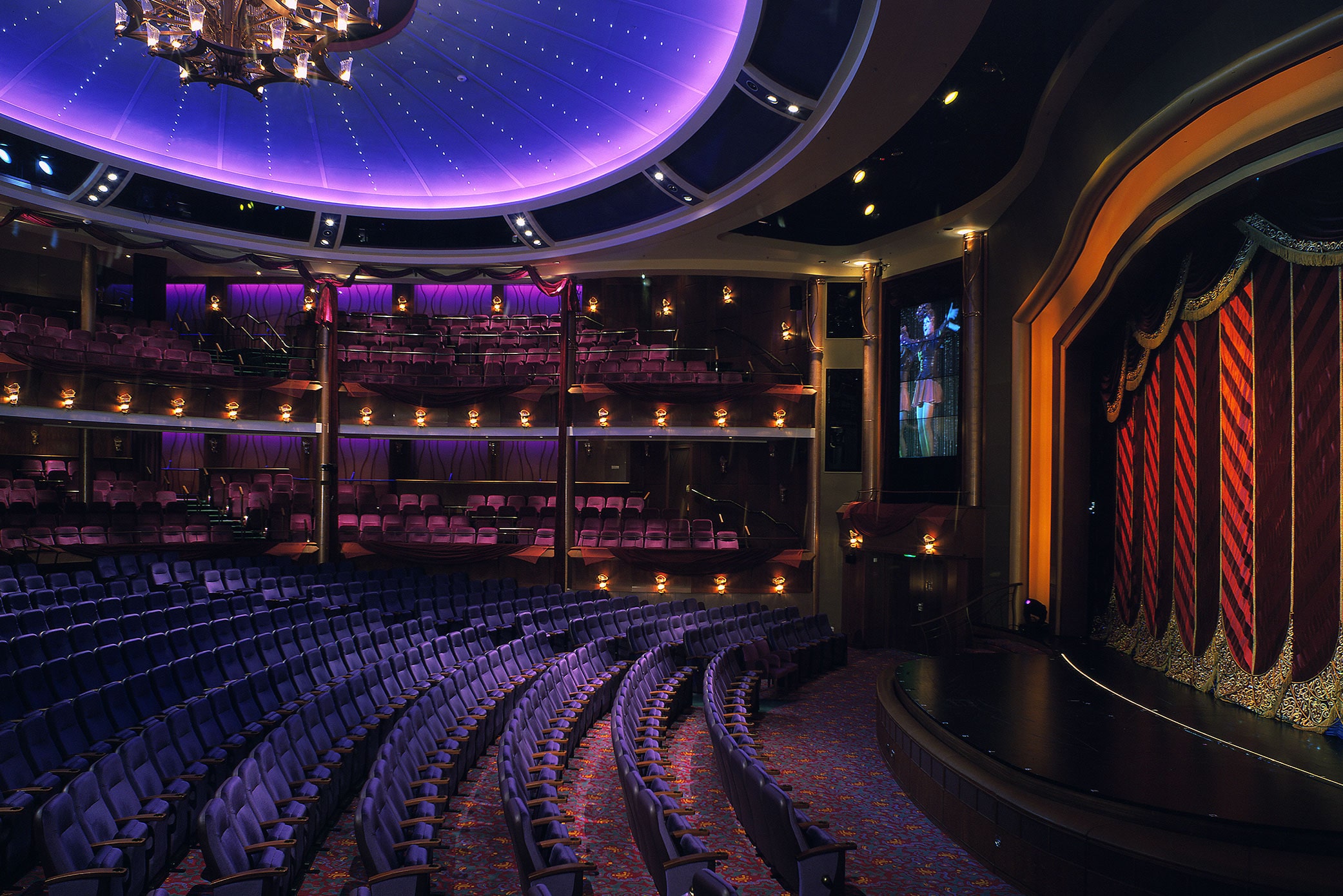 Royal Caribbean International – Voyager of the Seas, La Scala Theatre –  Fisher Dachs Associates